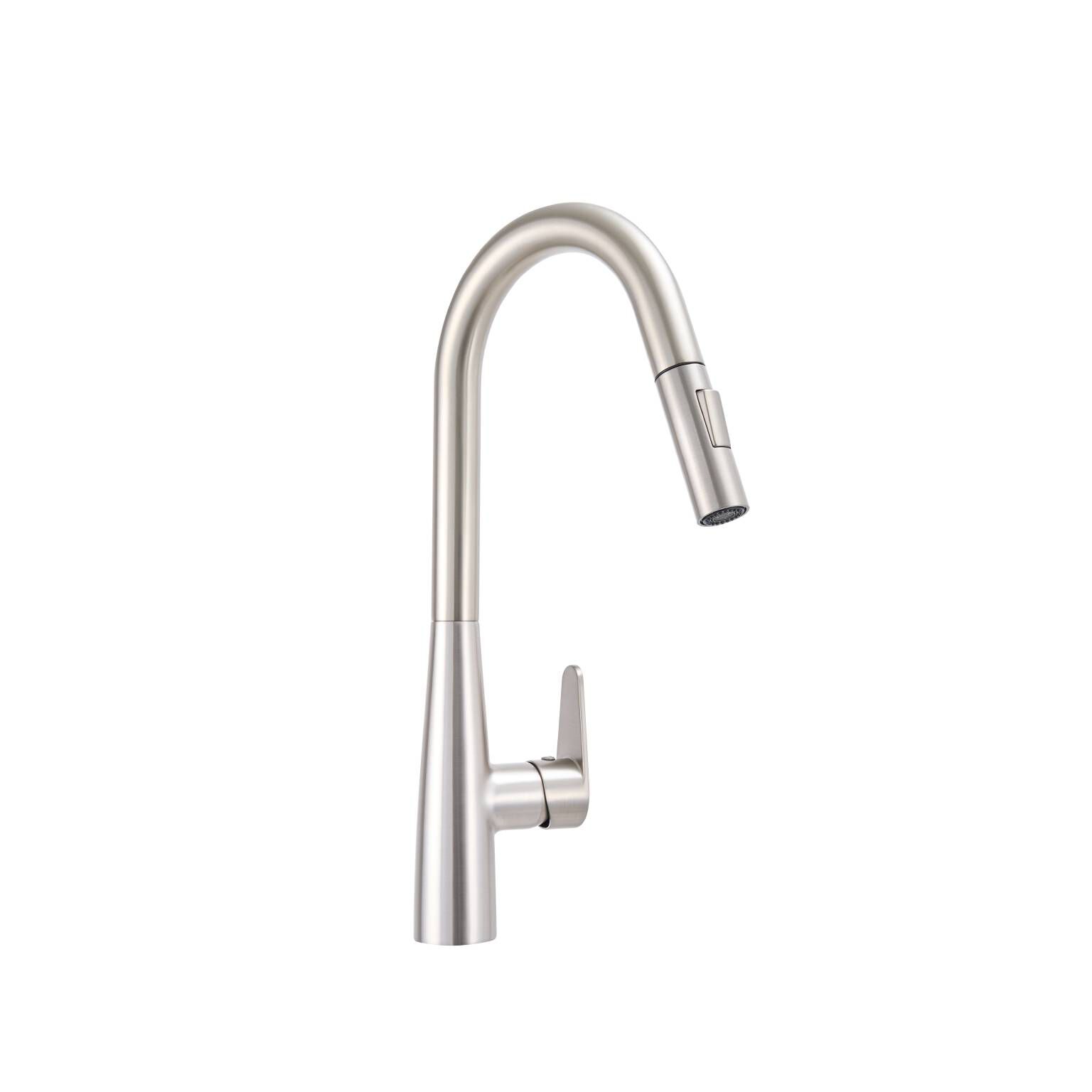 Llave monomando para cocina línea Essen Round® en niquel cepillado,,hi-res image number null