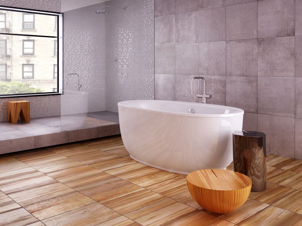 Baño Trio Cement Beige con Gris,,hi-res