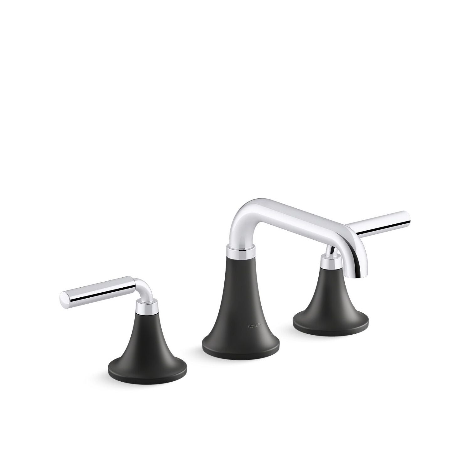 Llave duomando para lavabo Tone Cromo pulido / Negro Mate,,hi-res image number null