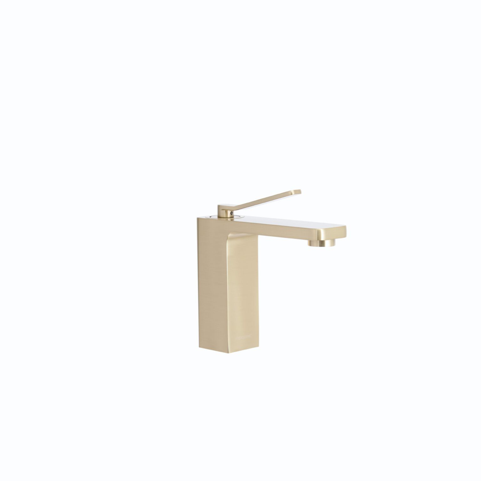 Llave monomando baja para lavabo línea Siena en dorado satinado,,hi-res