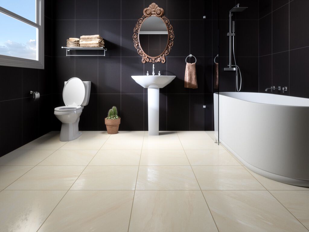 Baño Linen Blanco con Negro,,hi-res