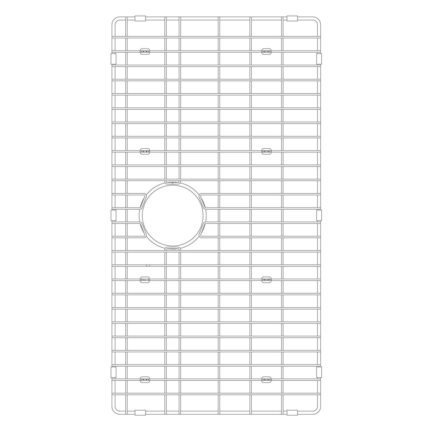 Parrilla Inferior Lazio Pro Para Tarja Acero Inoxidable,,hi-res image number null
