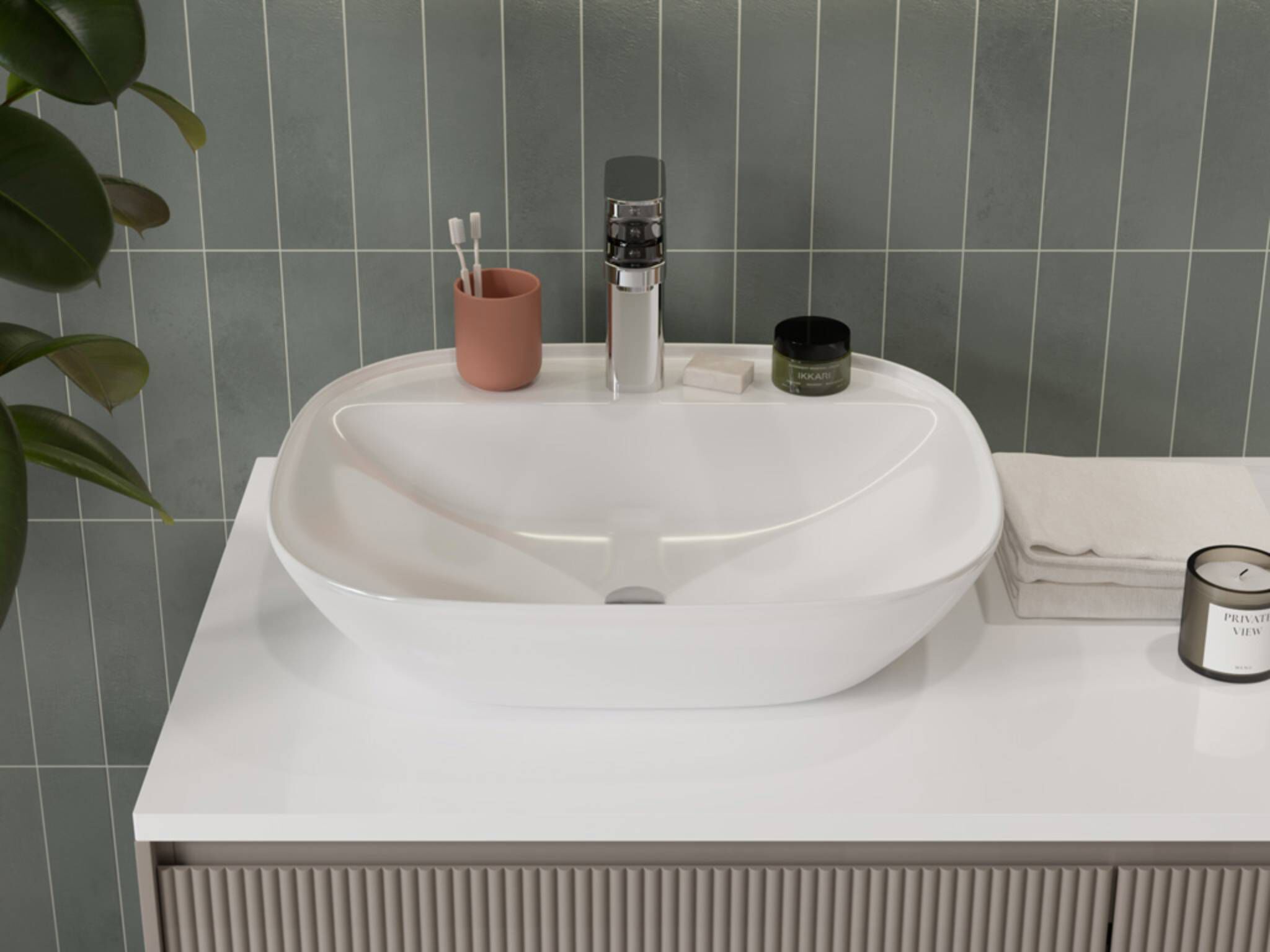 Llave Monomando Baja Para Lavabo L&iacute;nea Praga En Cromo Pulido,,hi-res image number null