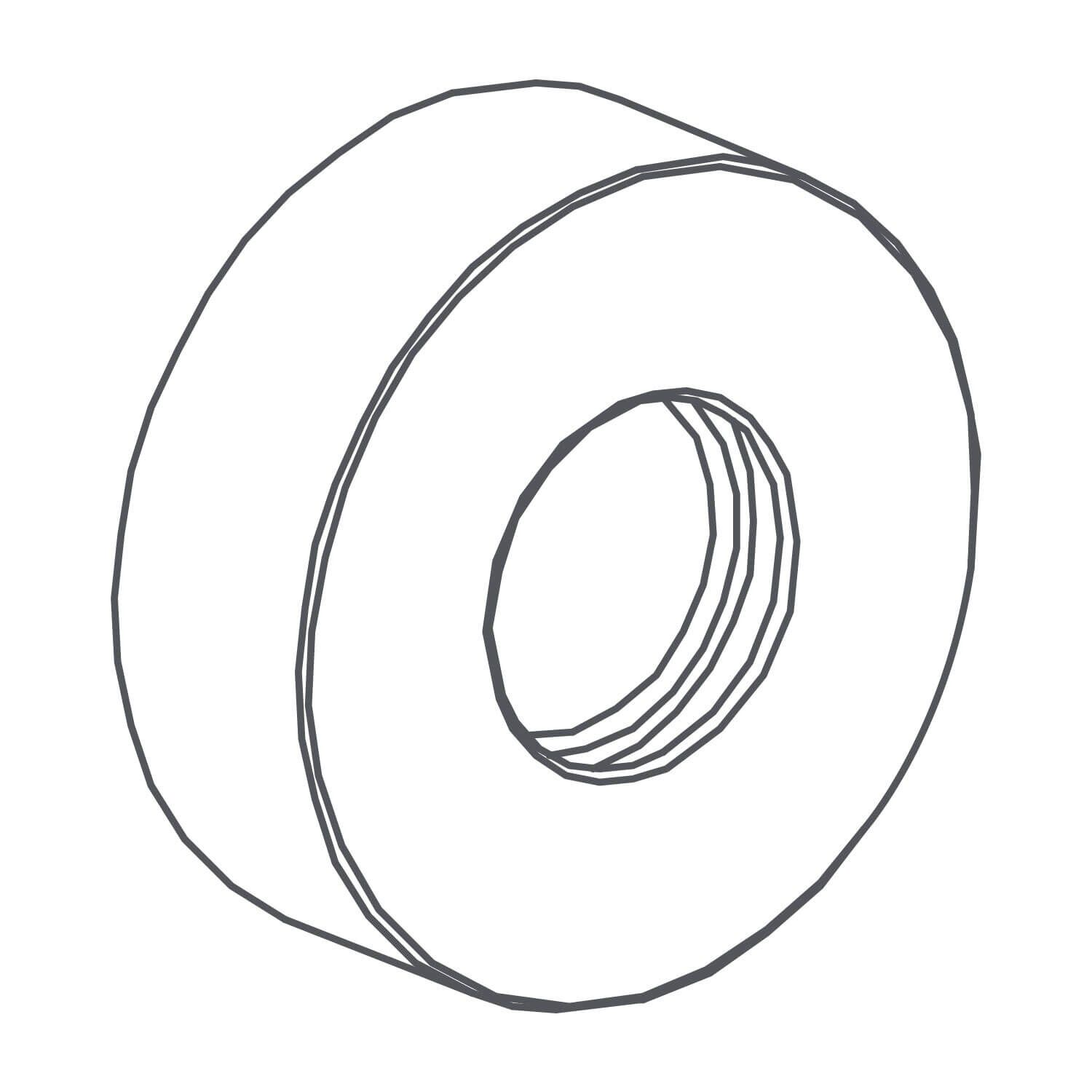 Chapeton Ribbon Para Brazo De Regadera Unico,,hi-res image number null