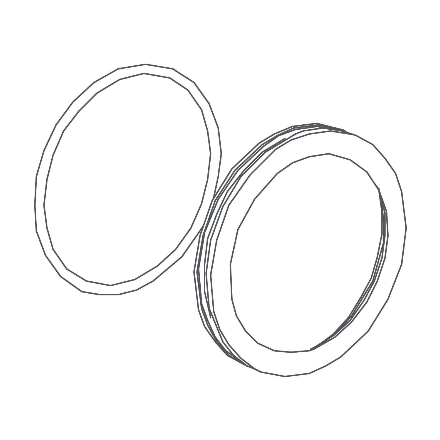 Aro Dublin Decorativo Cromo Pulido,,hi-res image number null