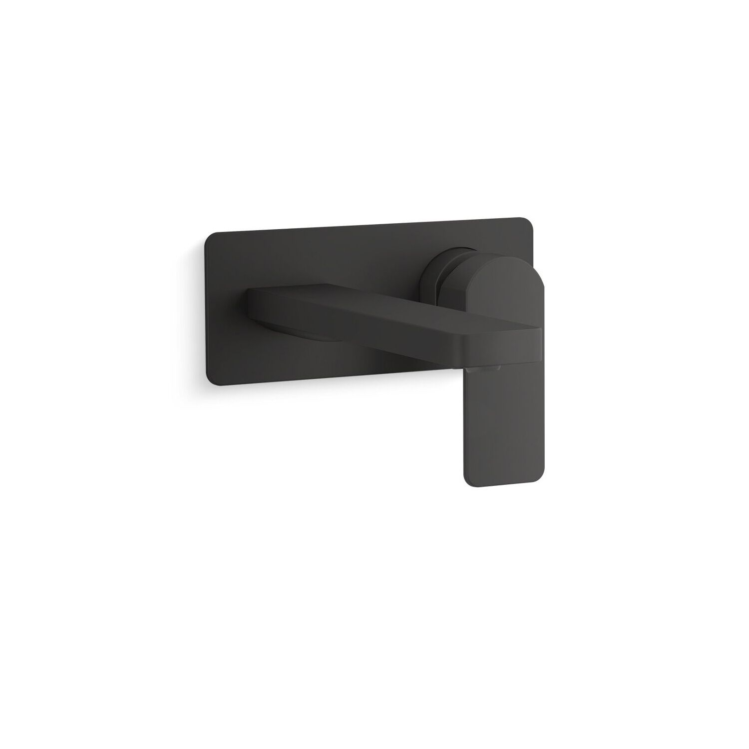 Llave de muro para lavabo línea Parallel en negro mate,,hi-res image number null
