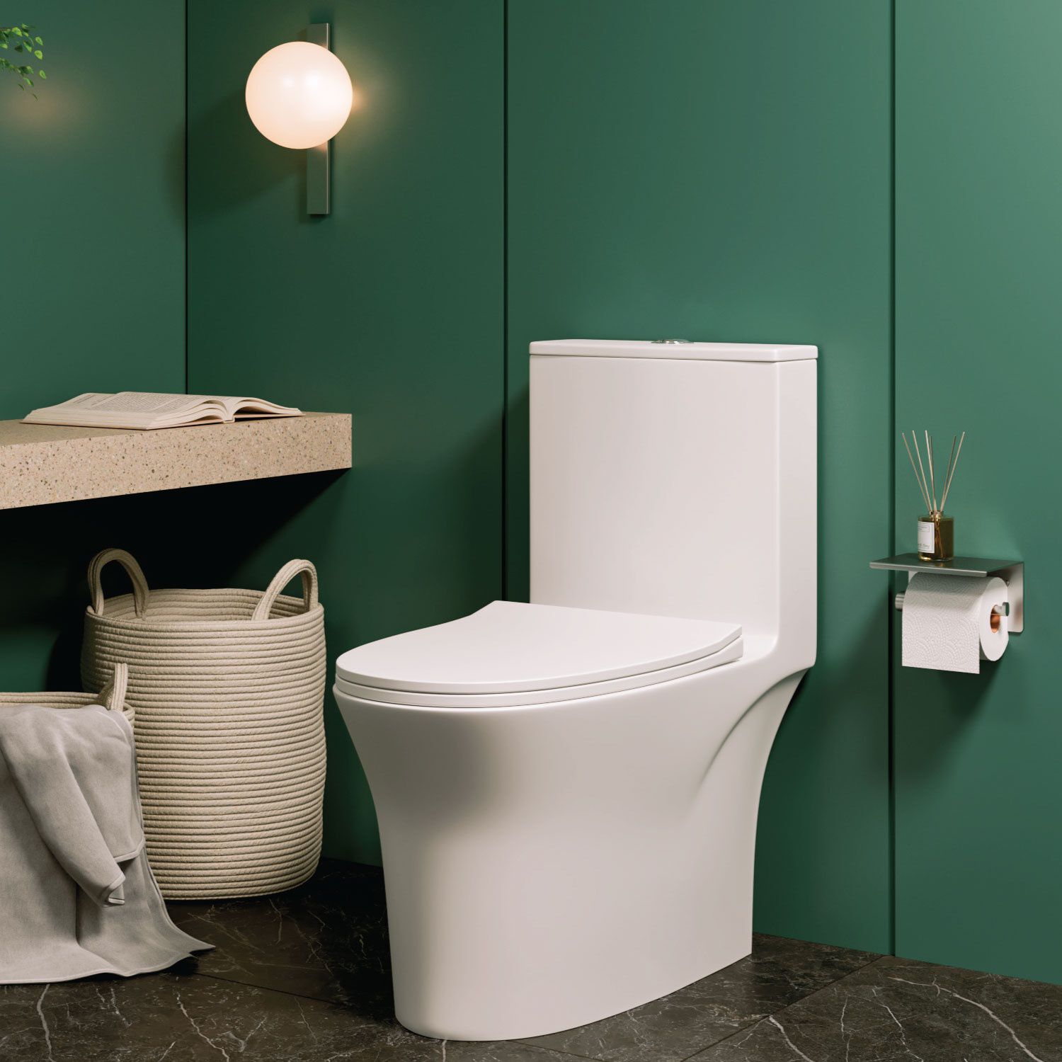 Sanitario Victoria Una Pieza Doble Descarga Blanco,,hi-res image number null