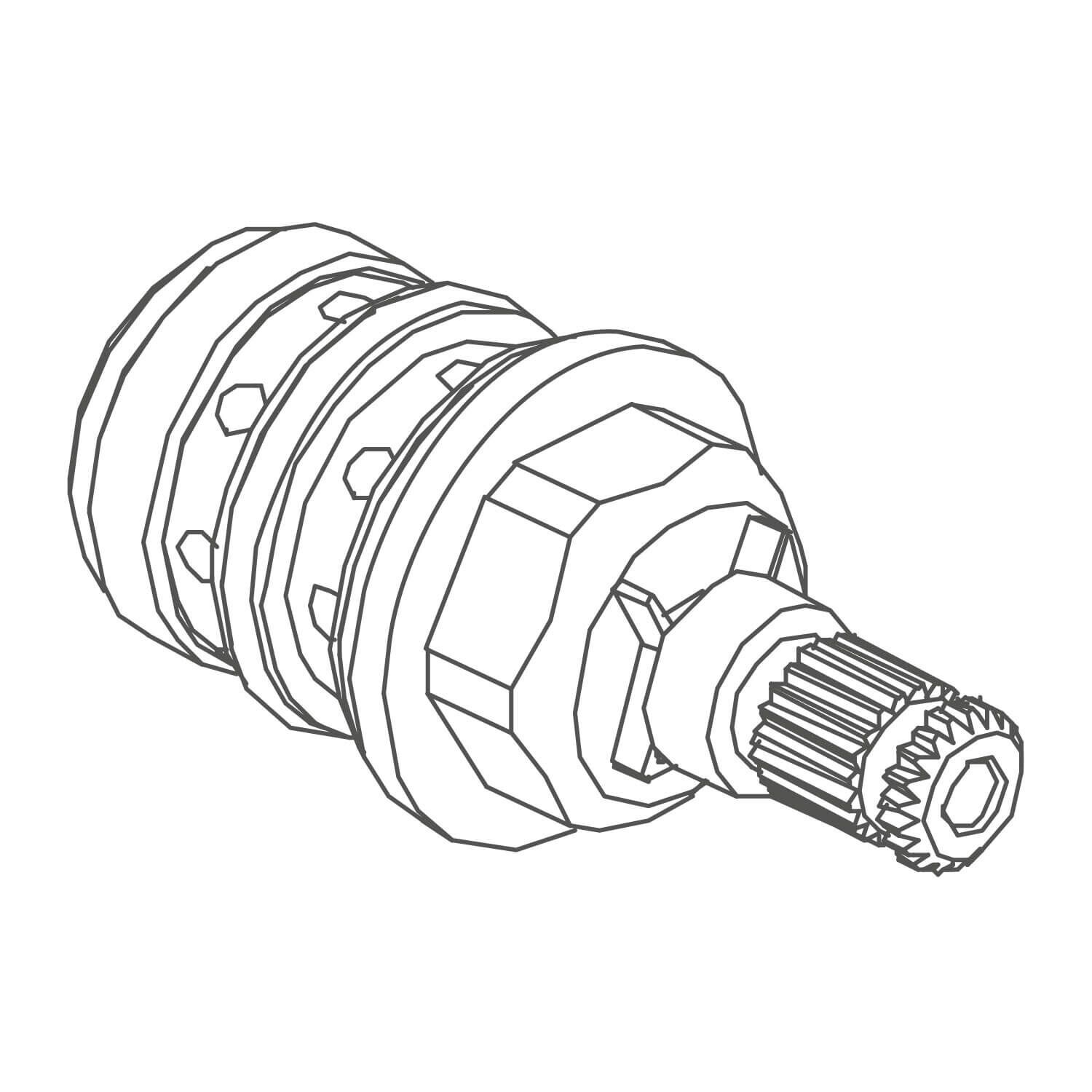 Cartucho Desviador Weismar Para Llave De Tina Unico,,hi-res image number null