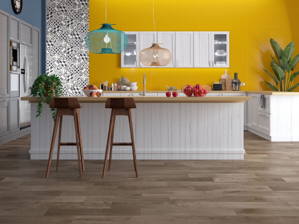 Cocina Ruidoso Amarillo con Café,,hi-res