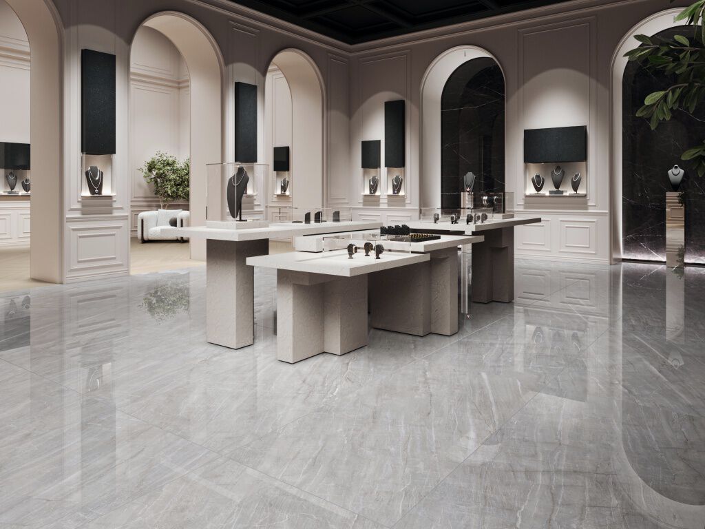 Uso Comercial Marble Slab Gris con Negro,,hi-res
