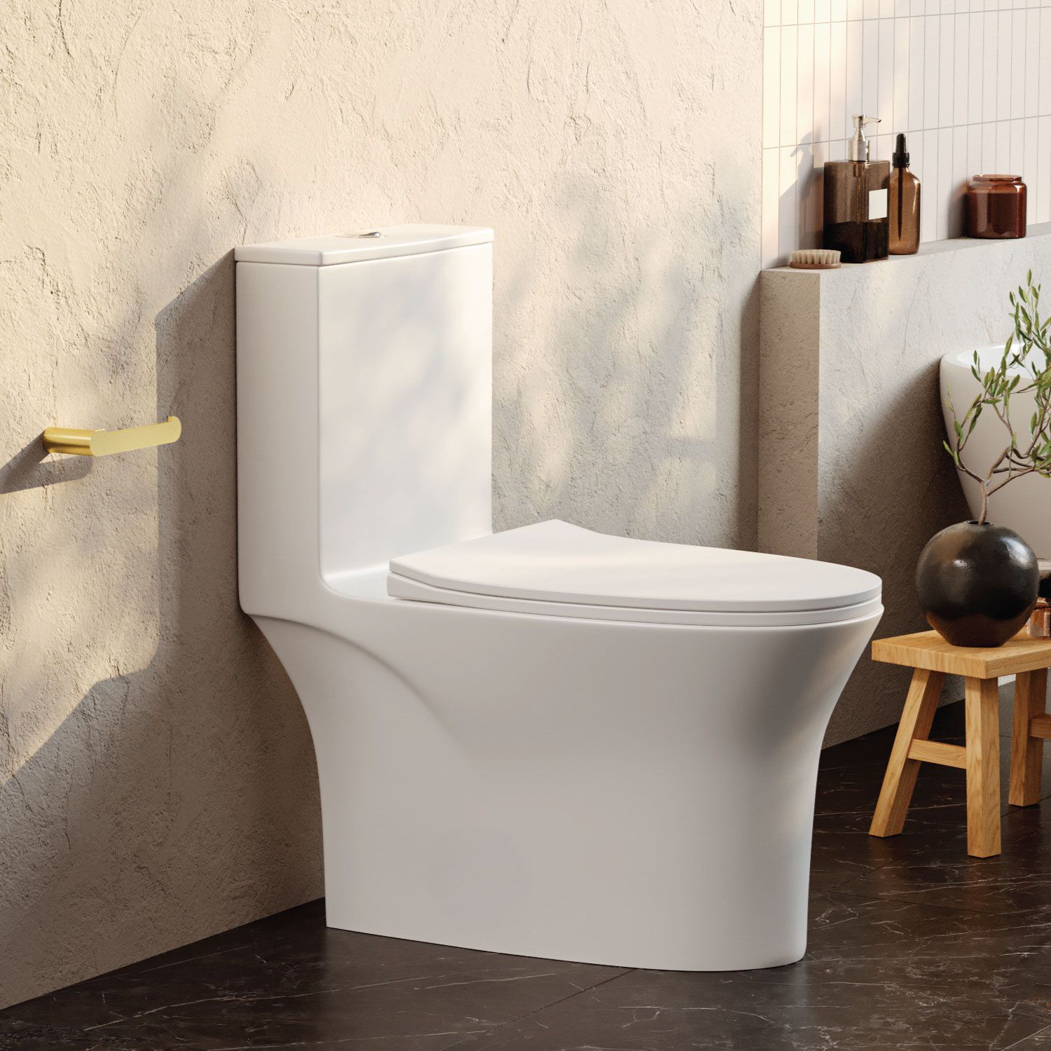 Sanitario Victoria Una Pieza Doble Descarga Blanco,,hi-res image number null