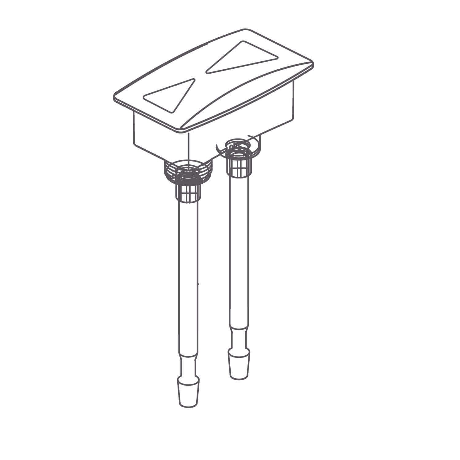 Boton De Doble Descarga Essen Para Sanitarios De Una Pieza Weismar Dessau Y Meyer Unico,,hi-res image number null