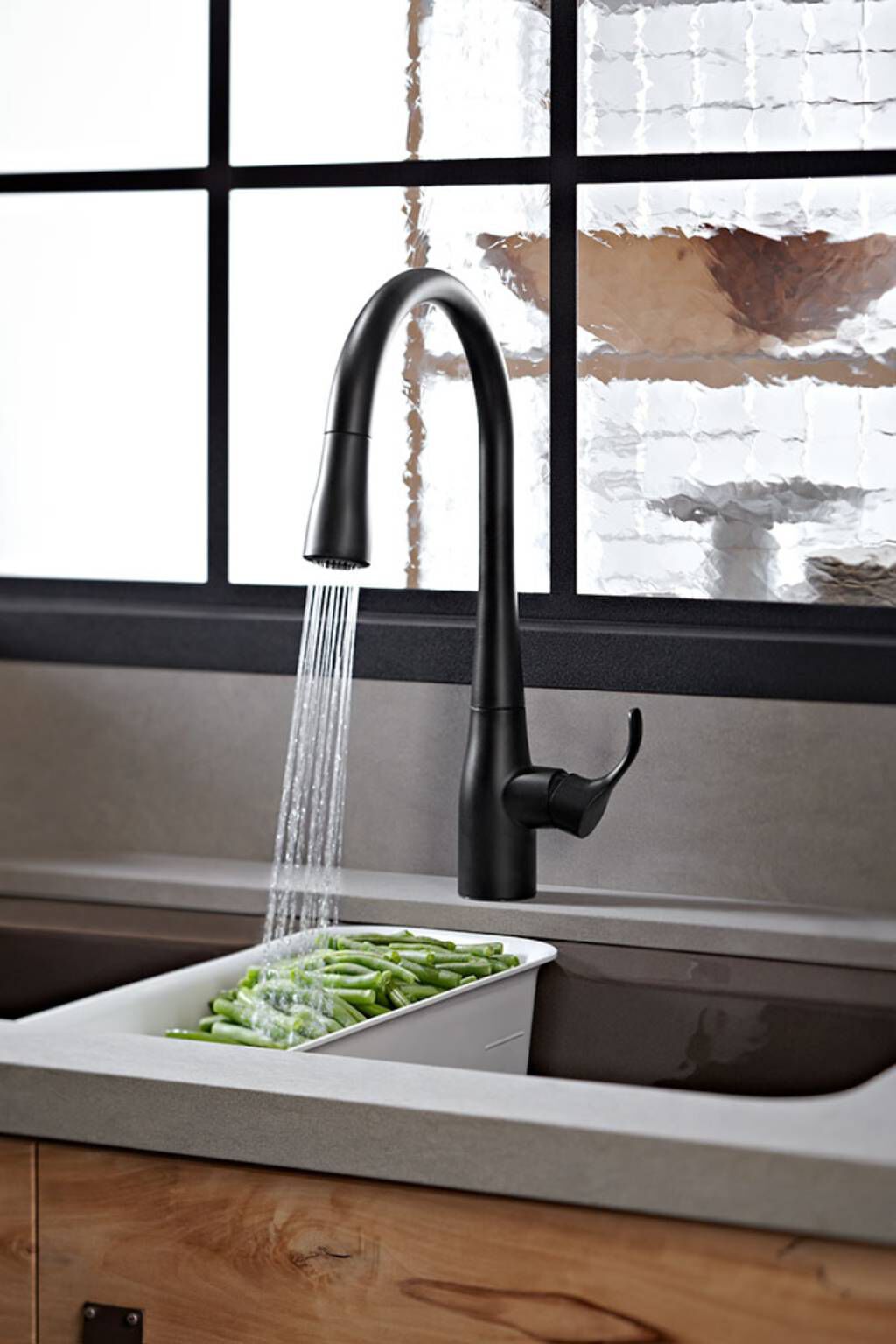 Llave Simplice monomando matte de cocina Interceramic