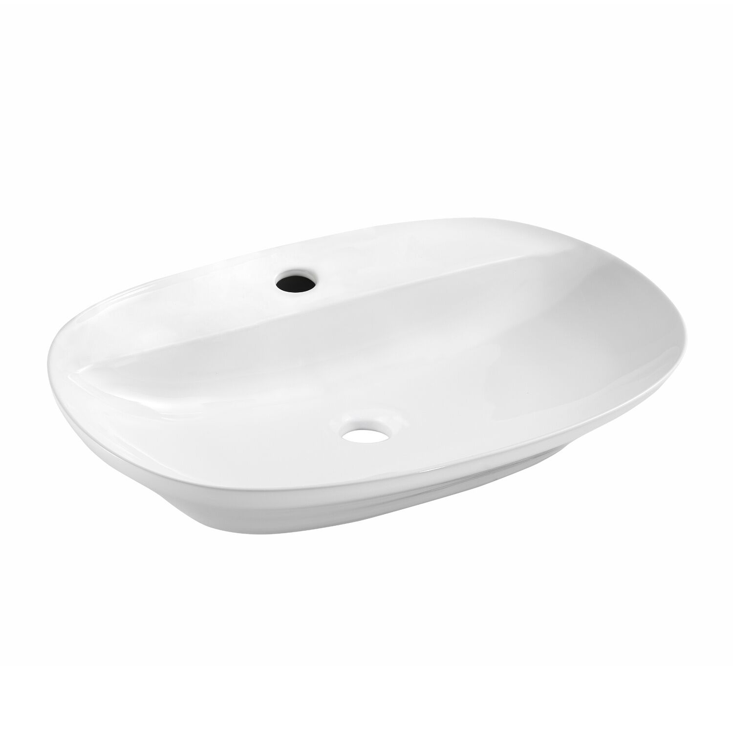 Lavabo Praga De Sobrecubierta Ovalado Grande Blanco,,hi-res image number null