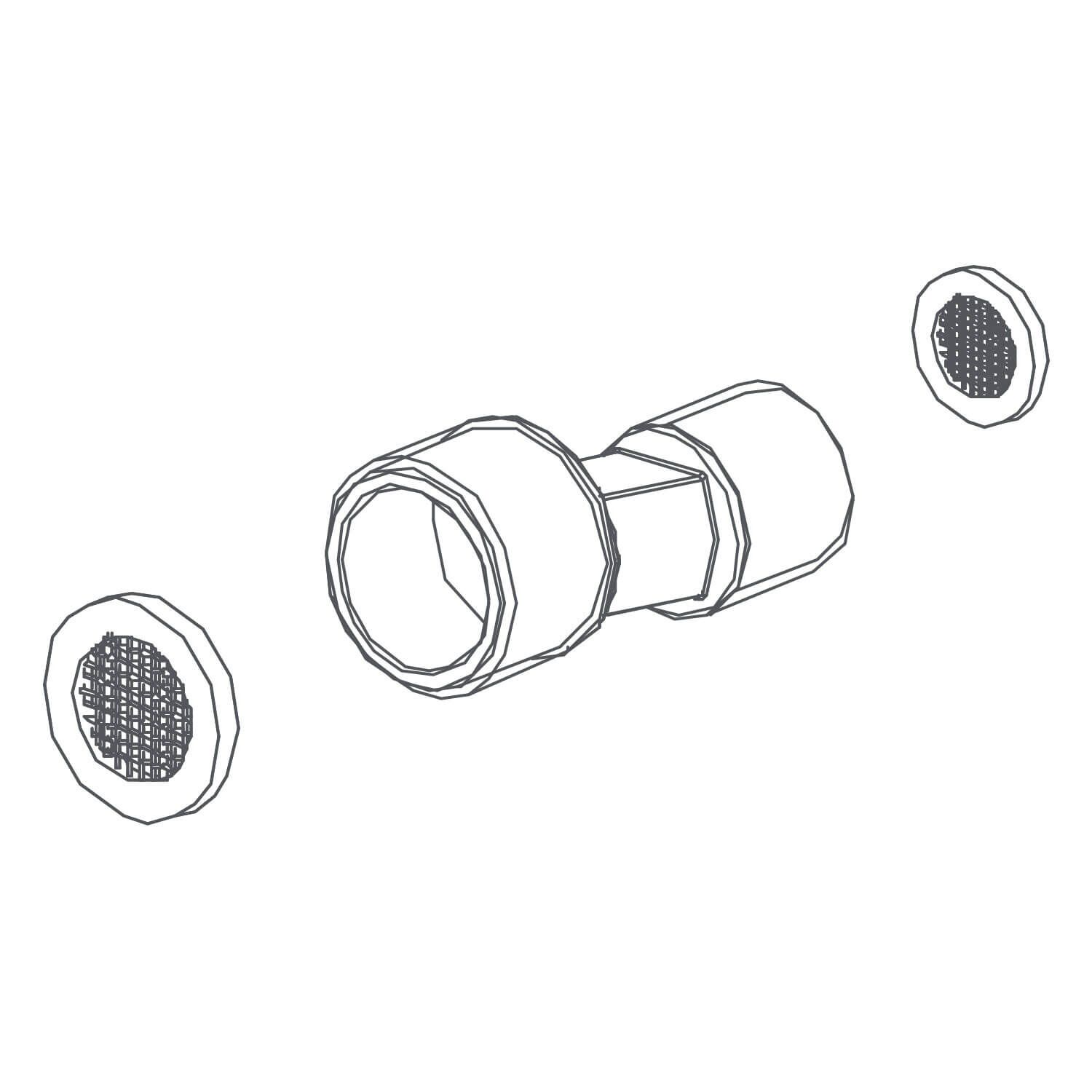 Tuercas Excentricas Dublin Para Regad De Muro Siena Dublin Y Praga Cromo Pulido,,hi-res image number null