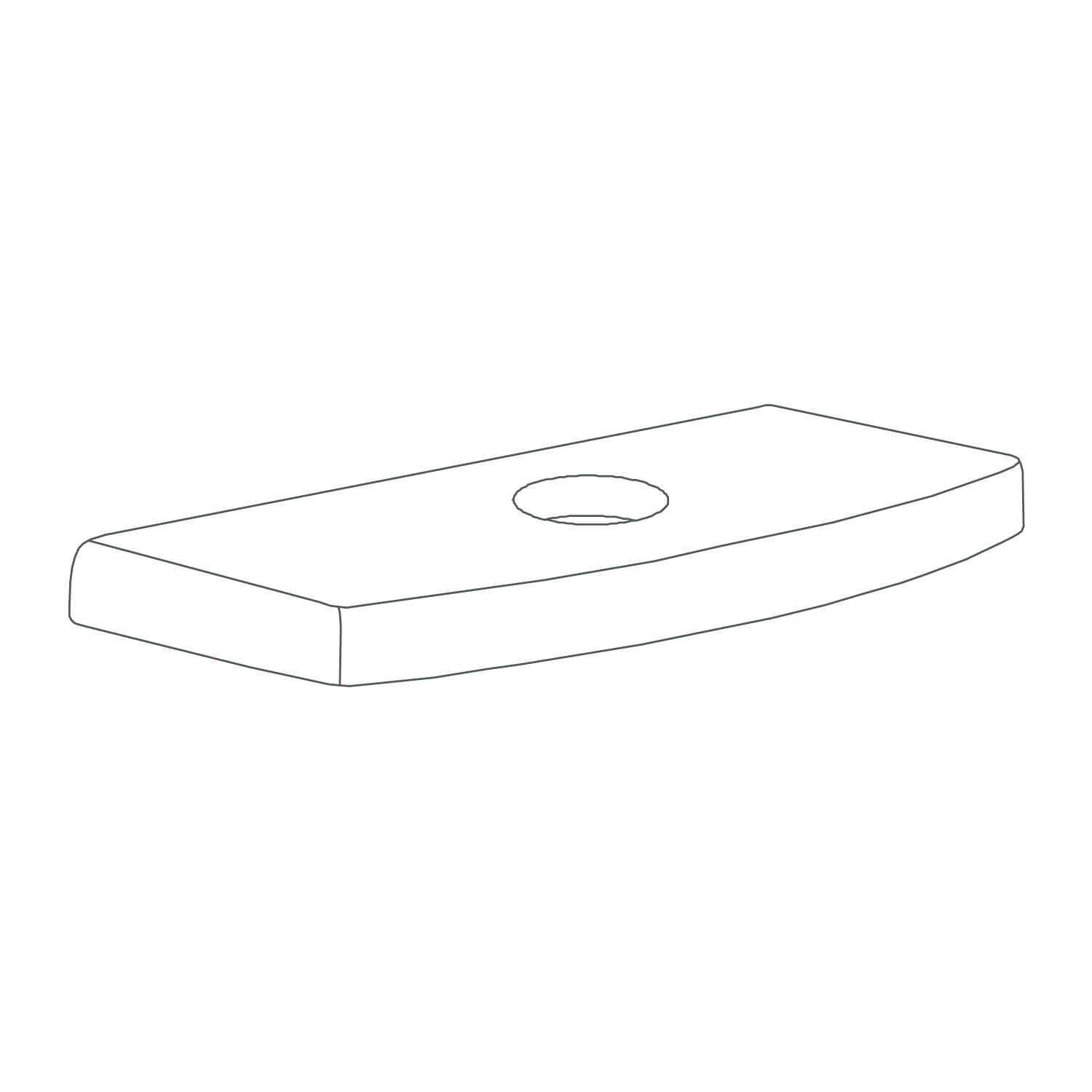 Tapa De Tanque Avalon Para Sanitario Blanco,,hi-res image number null