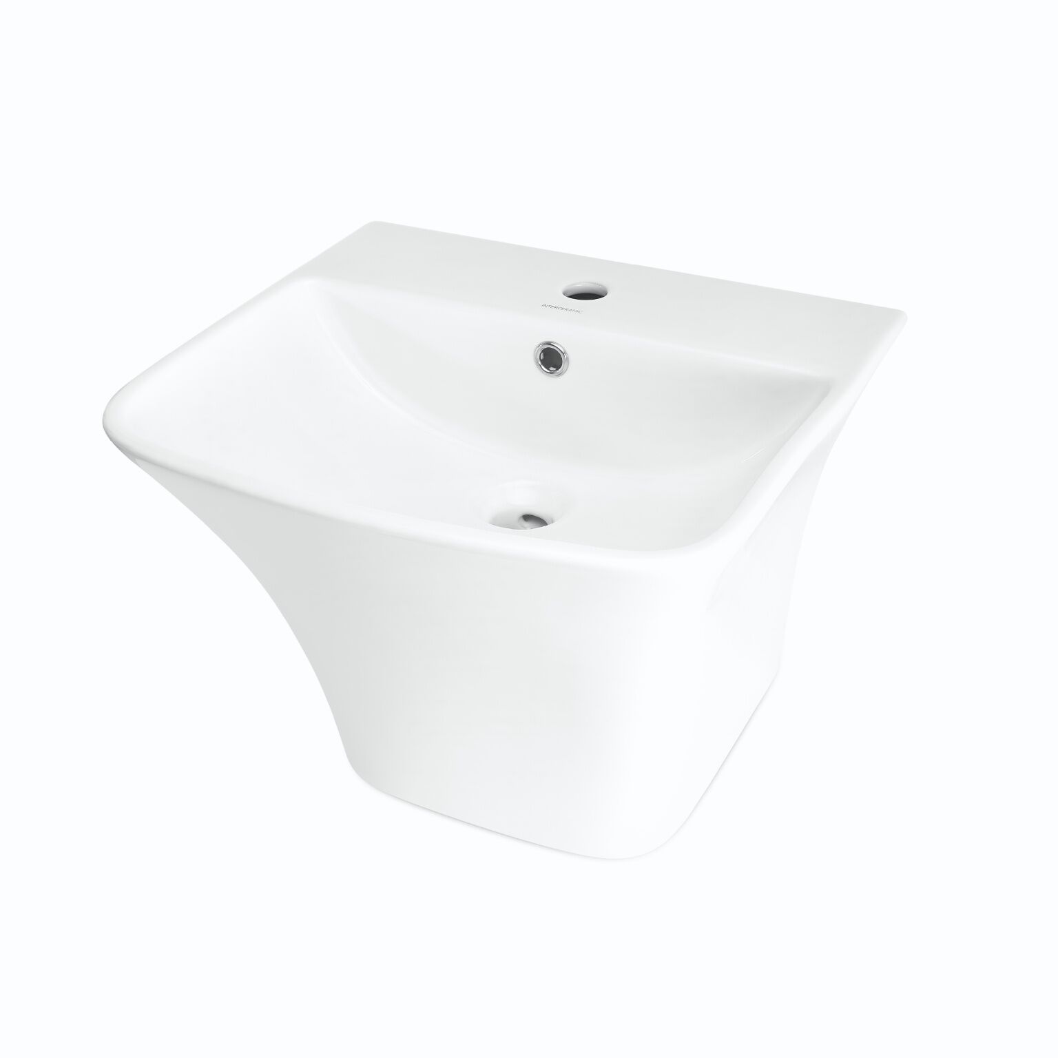 Lavabo padia de instalacion en muro blanco,,hi-res