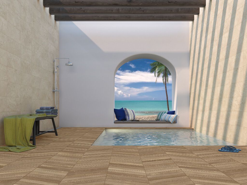 Exterior Artisanwood Blanco con Café,,hi-res