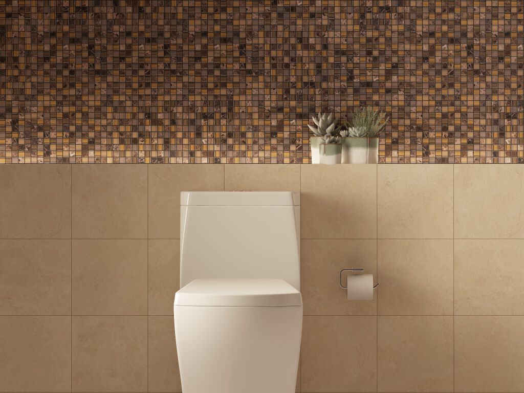 Baño Pietra Cristal Beige con Café,,hi-res