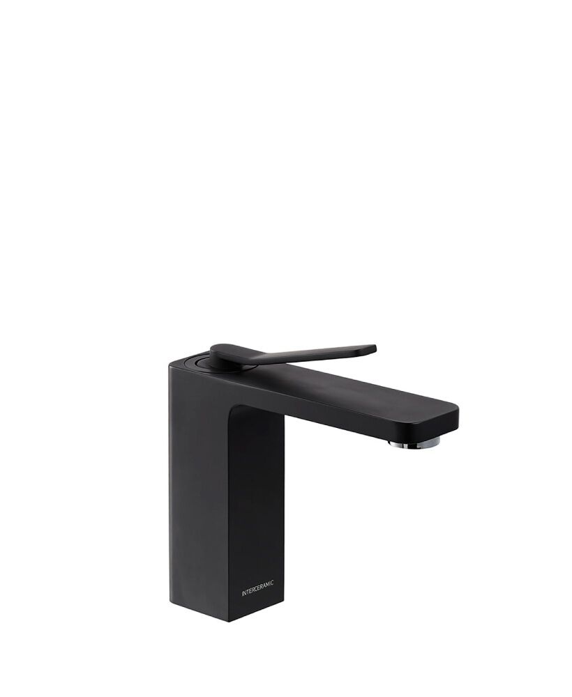 Llave monomando baja para lavabo línea Siena en negro mate,,hi-res