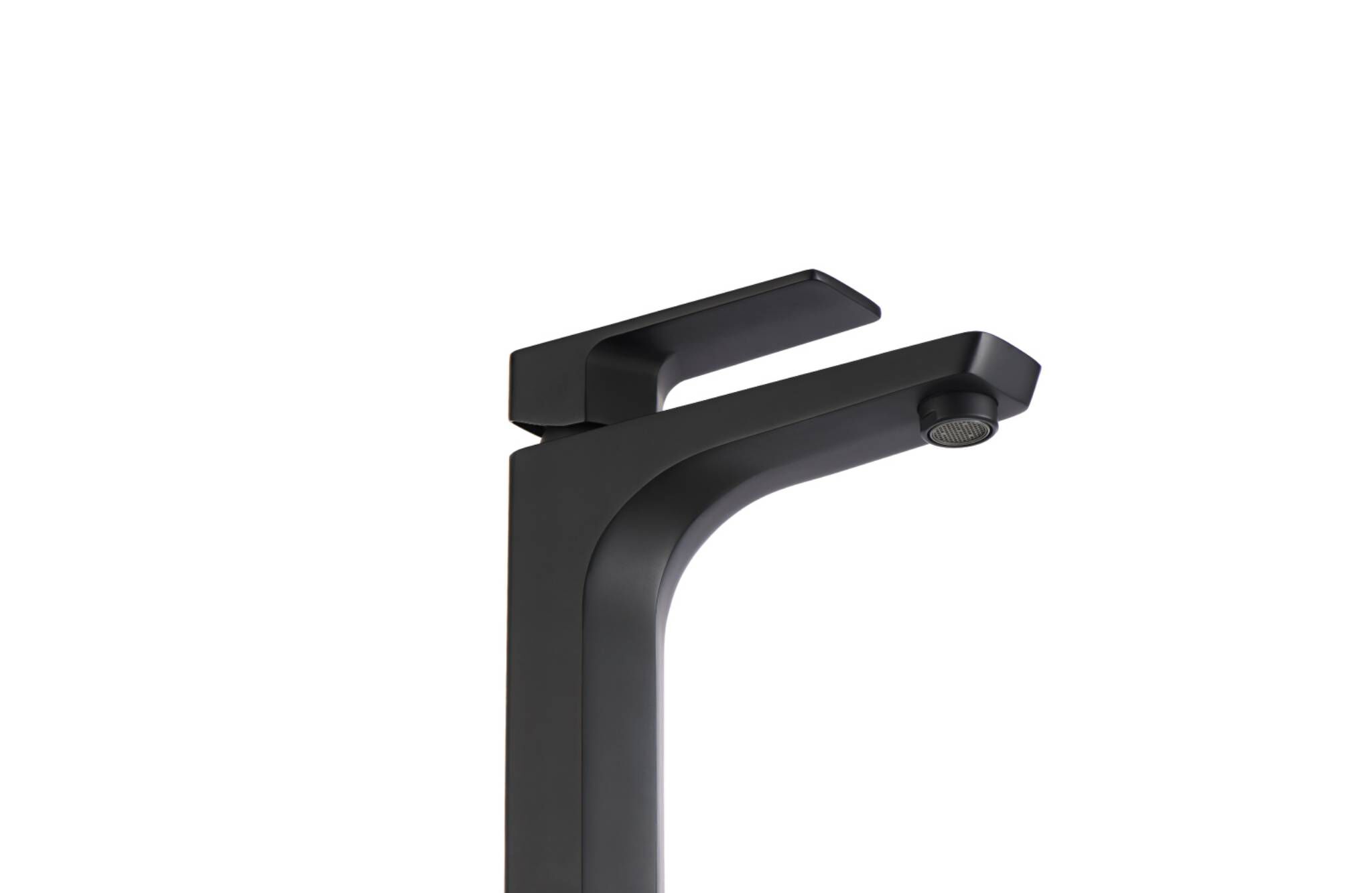 Llave Monomando Alta Para Lavabo L&iacute;nea Dessau En Negro Mate,,hi-res image number null