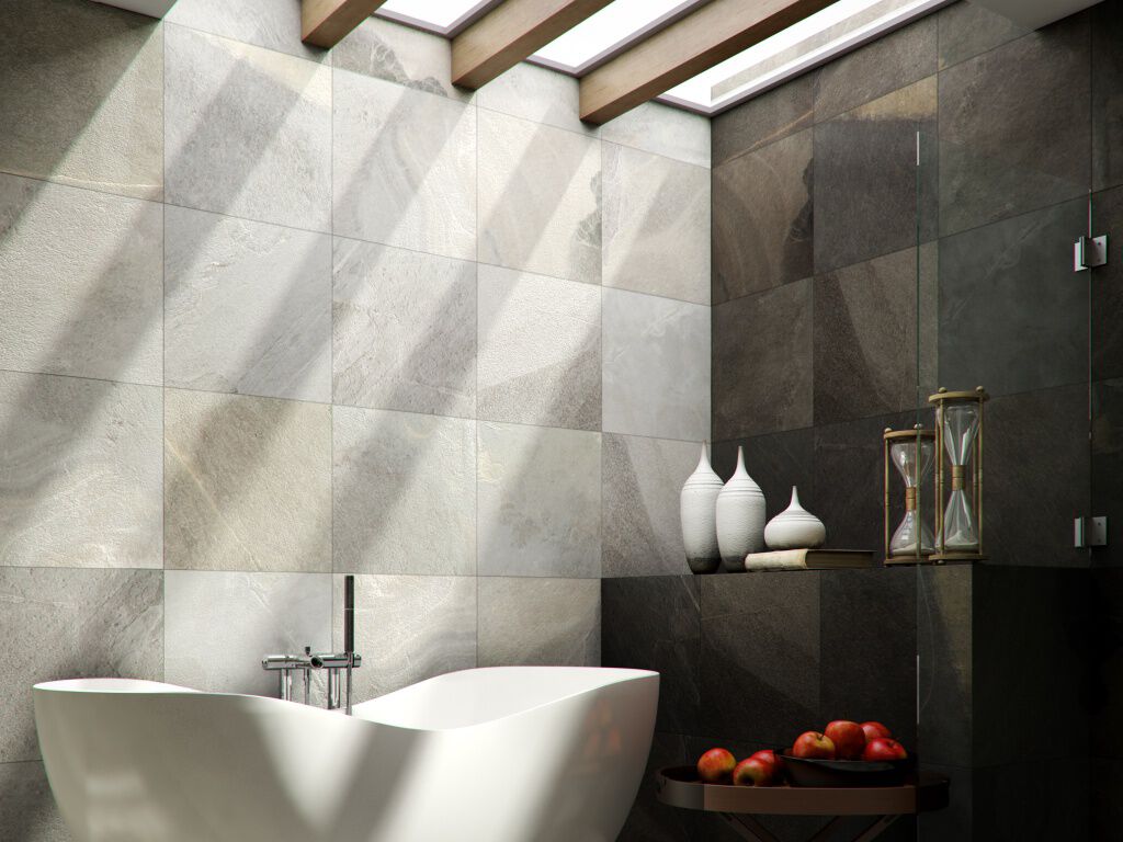 Baño Strata Gris con Negro,,hi-res
