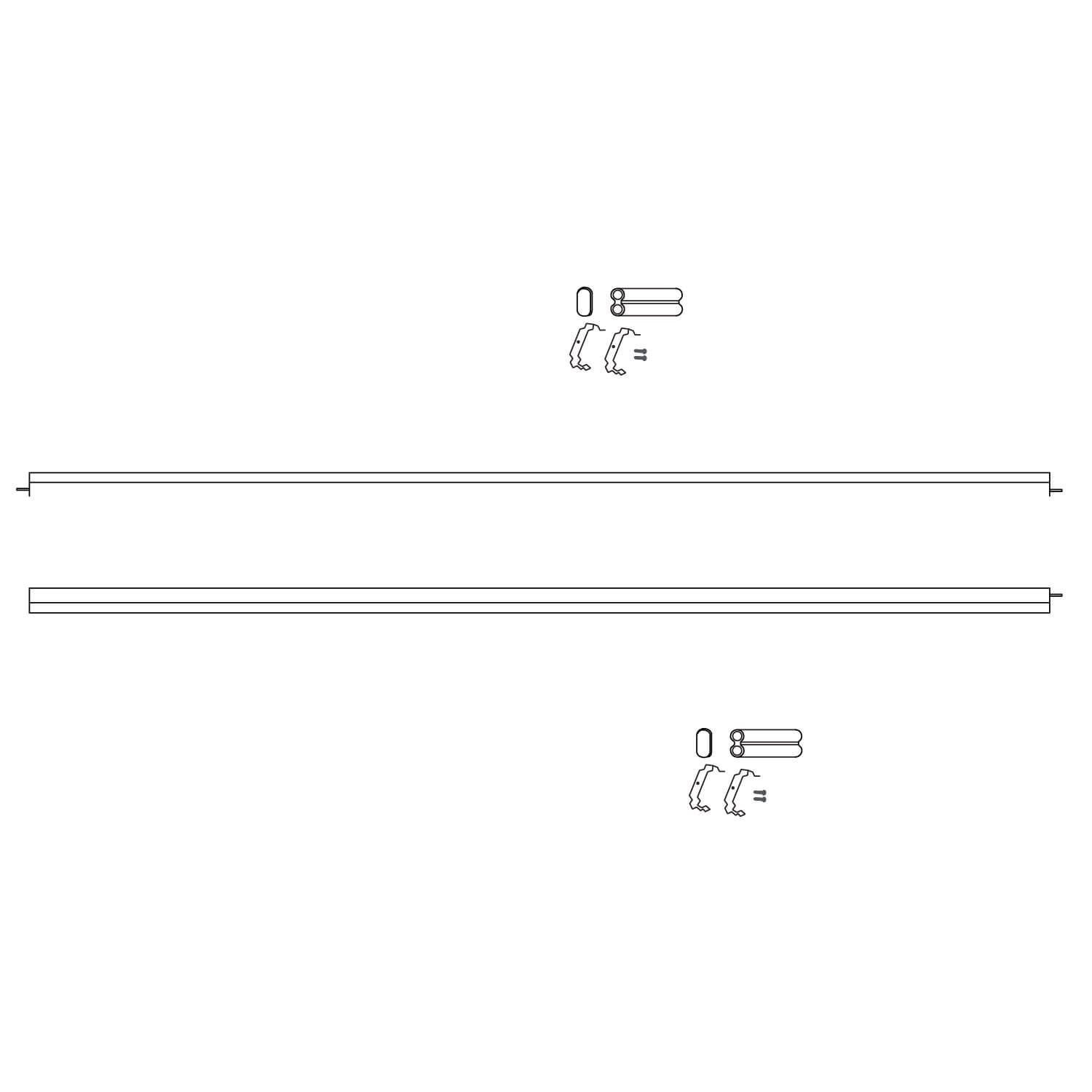 Lampara montecarlo de luz led para espejo unico,,hi-res
