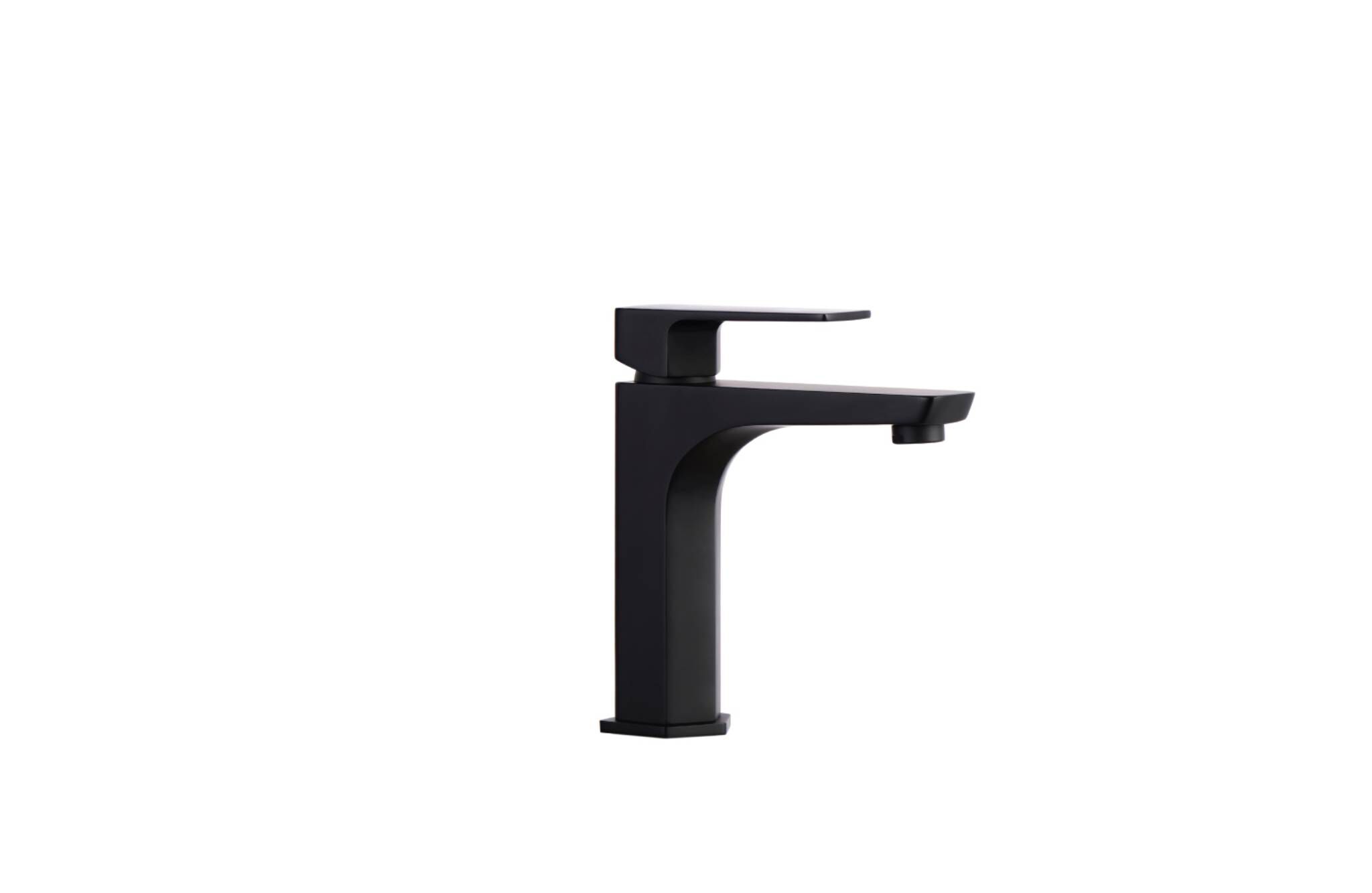 Llave monomando baja para lavabo línea Dessau en negro mate,,hi-res image number null