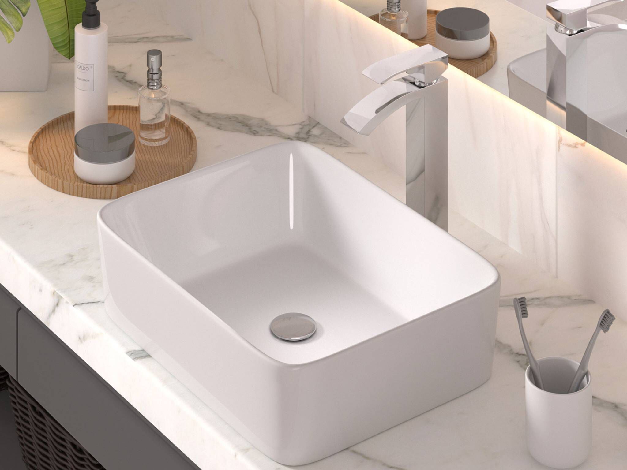 Llave monomando alta para lavabo línea Niagara® en cromo pulido,,hi-res image number null