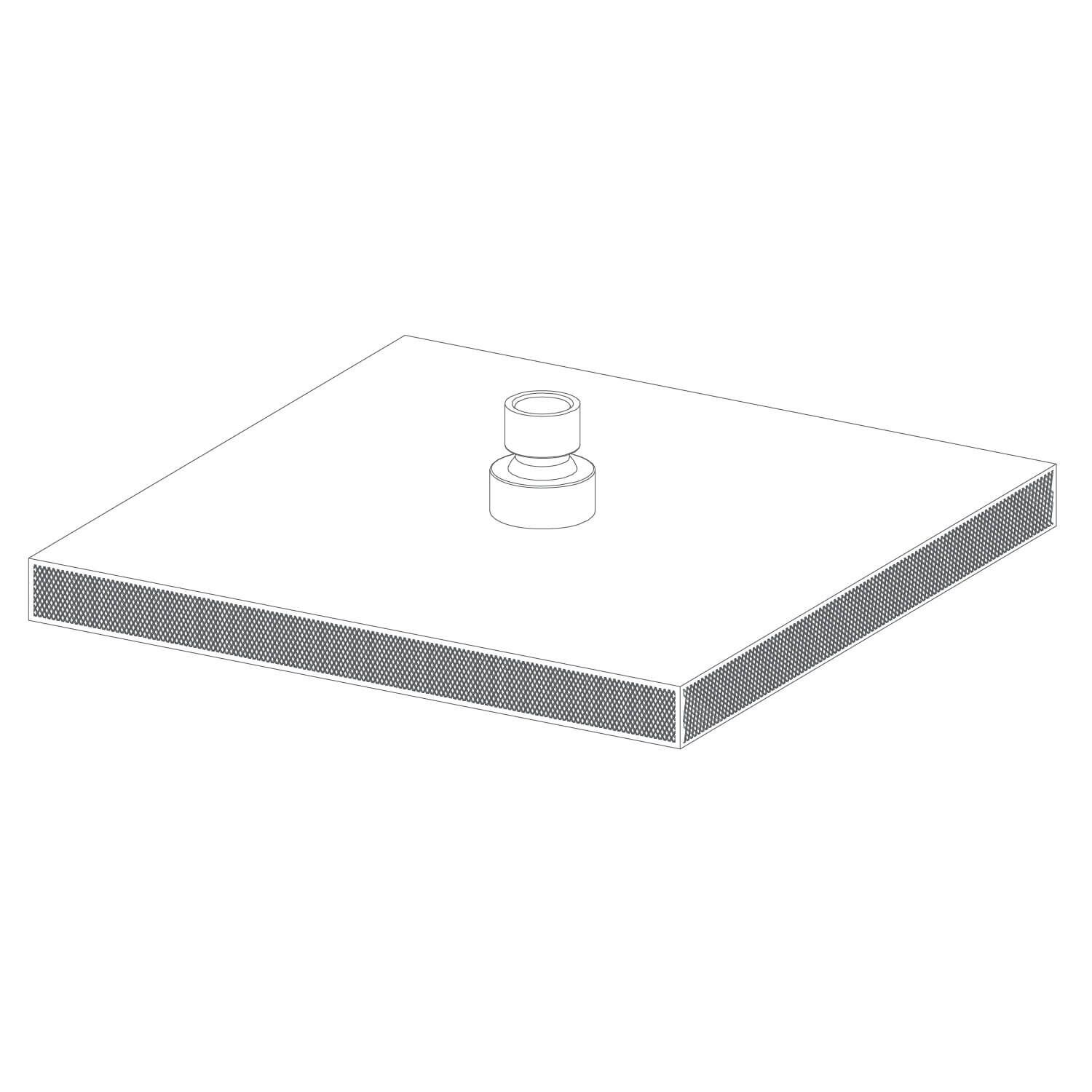 Cebolleta Weismar Para Regadera Titanio Mate,,hi-res image number null