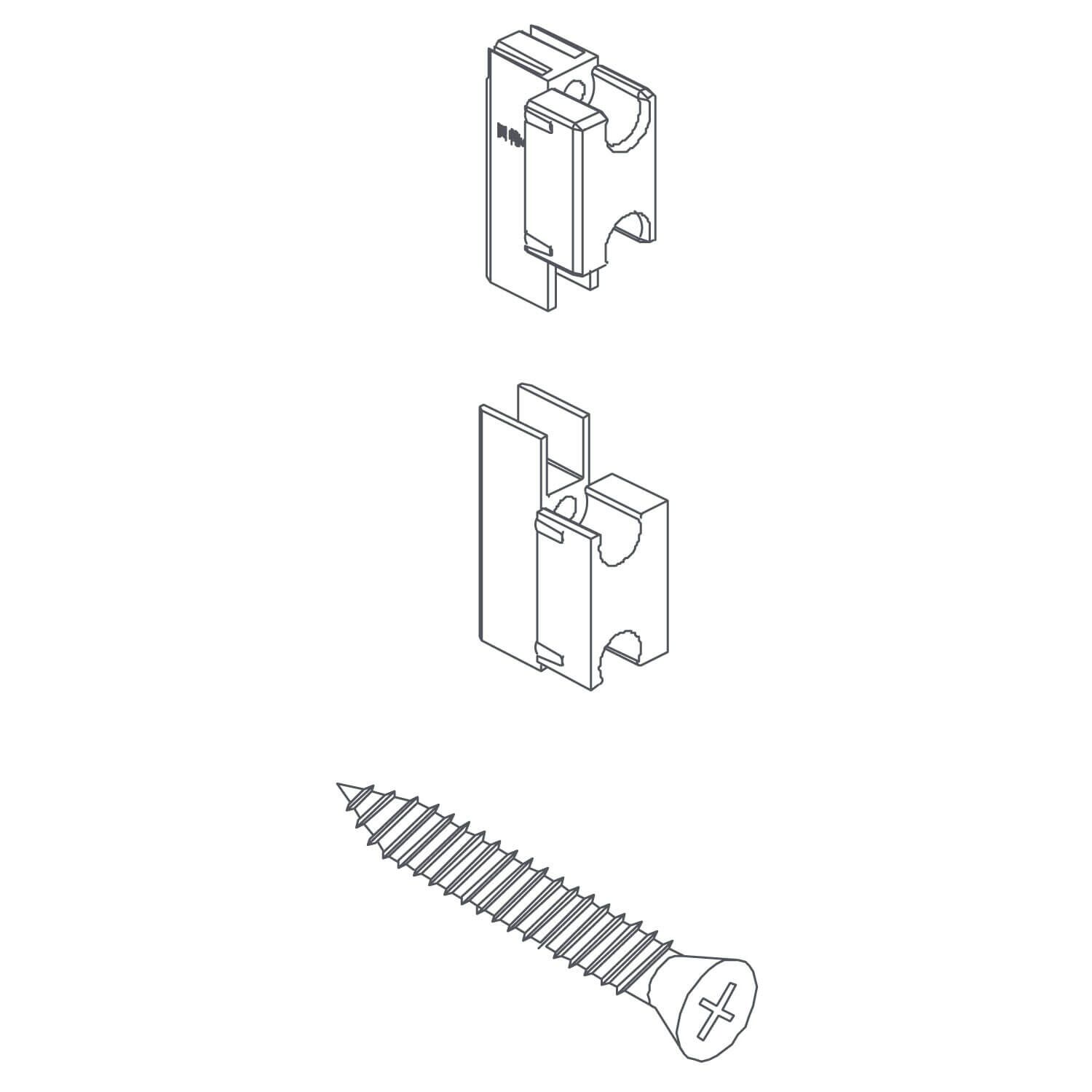 Conectores Verona Pro De Rieles Unico,,hi-res image number null