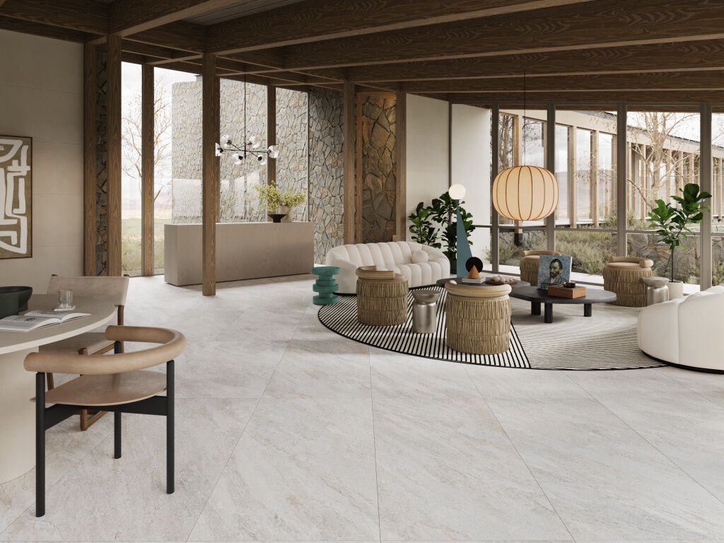 Uso Comercial Quartz Stone Beige con Blanco,,hi-res