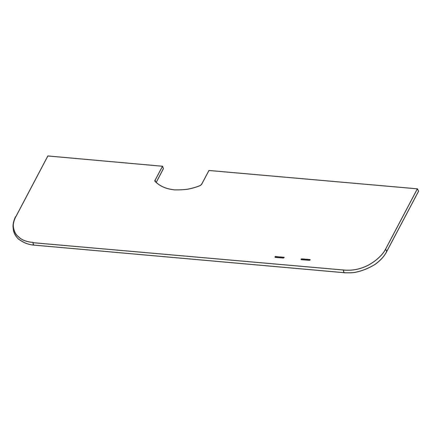 Accesorio Copenhague Repisa De Vidrio Unico,,hi-res image number null