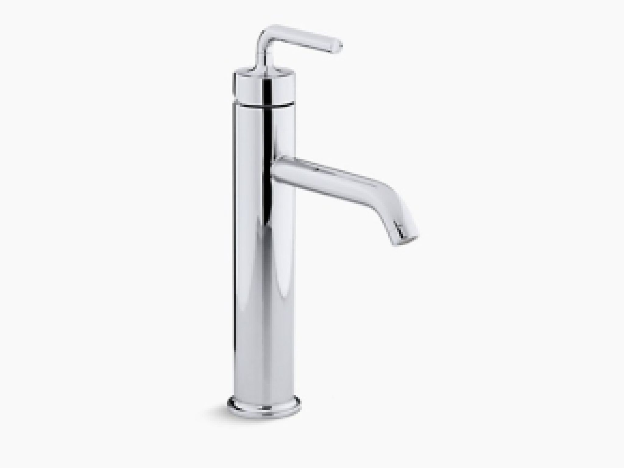 Llave monomando alta salida corta para lavabo línea Purist en cromo pulido,,hi-res image number null