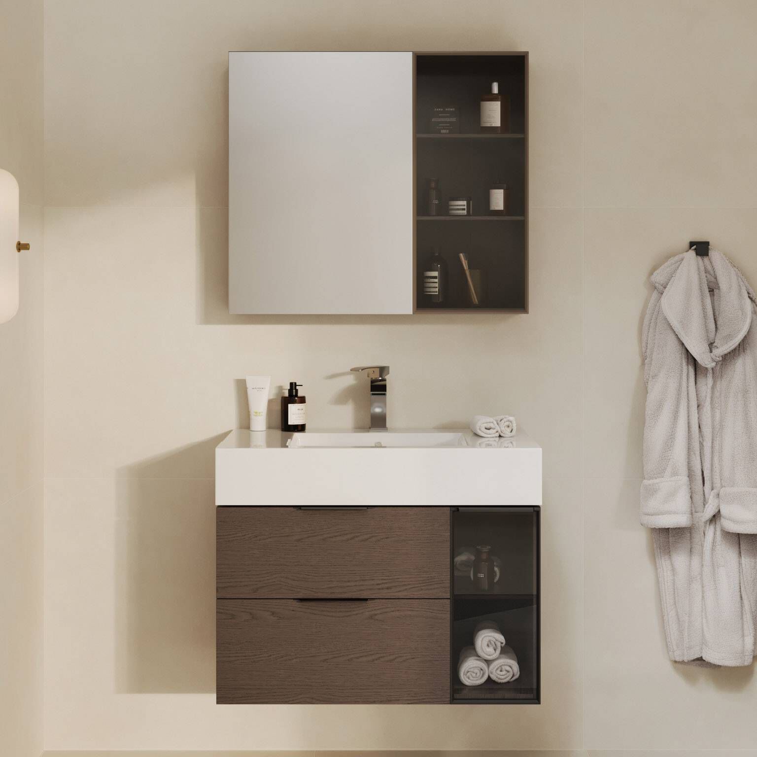 Vanity Moscú 79 X 48 X 48 cm Color Espresso,,hi-res image number null