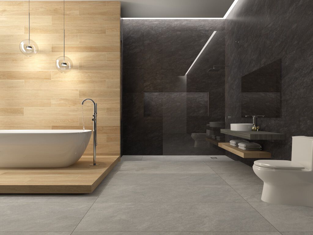 Baño Legno Beige con Negro,,hi-res
