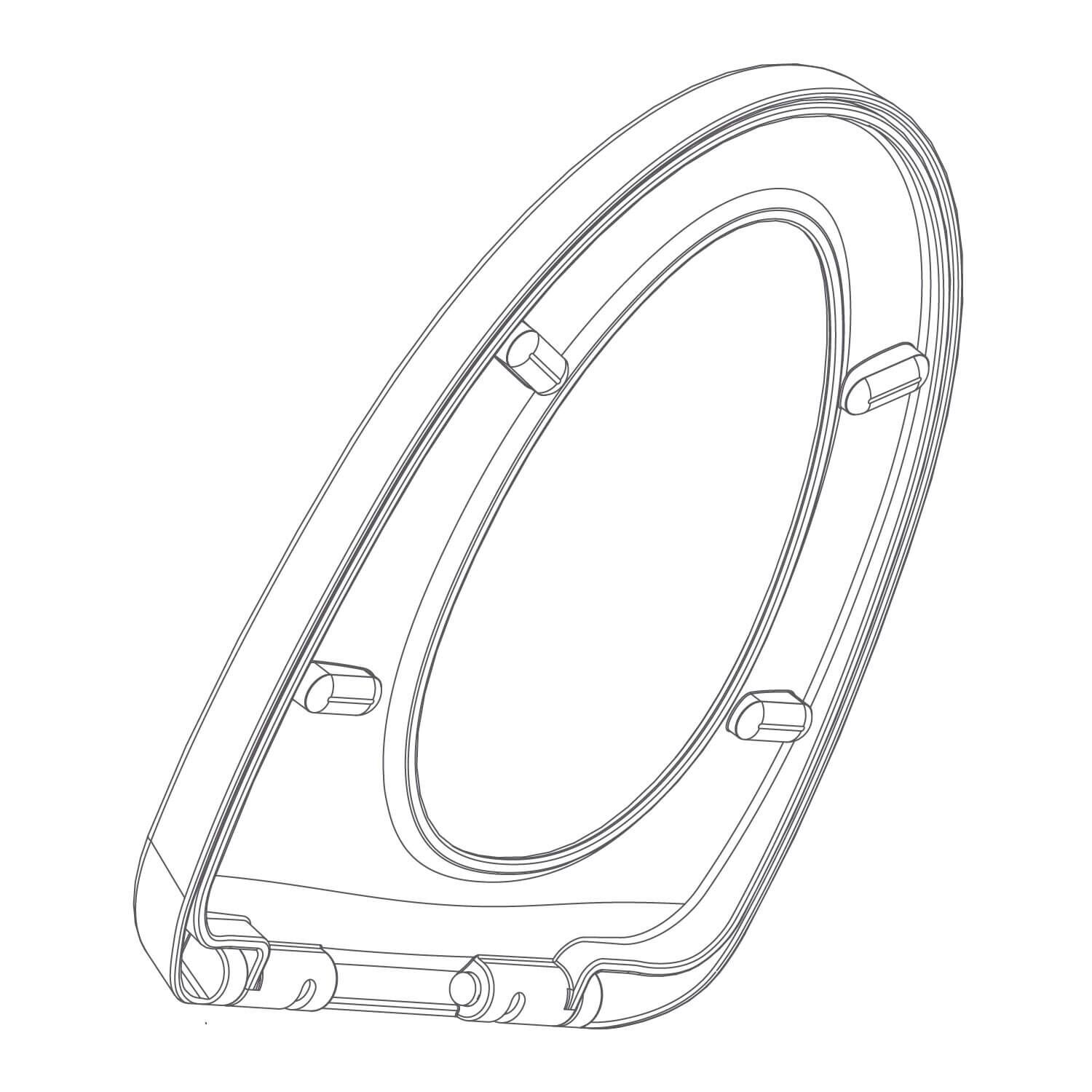 Asiento Weismar Para Sanitario White Pearl,,hi-res image number null