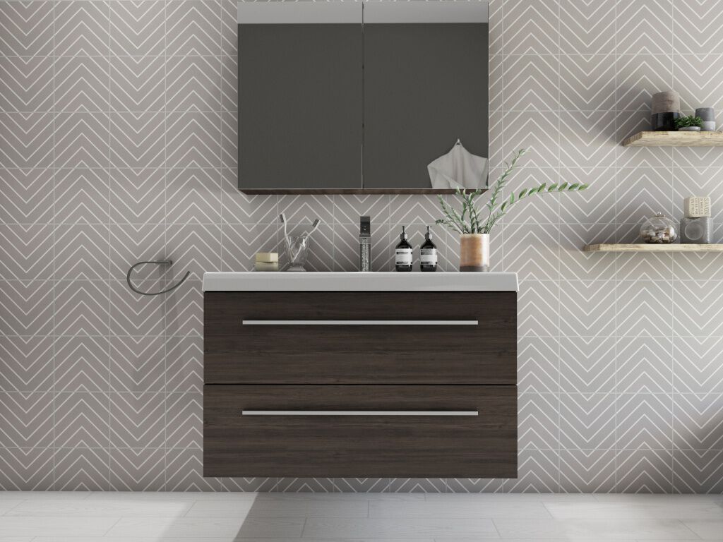 Baño Alpino Blanco con Gris,,hi-res