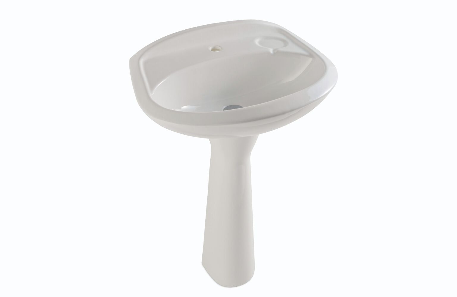 Lavabo de pedestal monomando línea Georgia blanco,,hi-res image number null