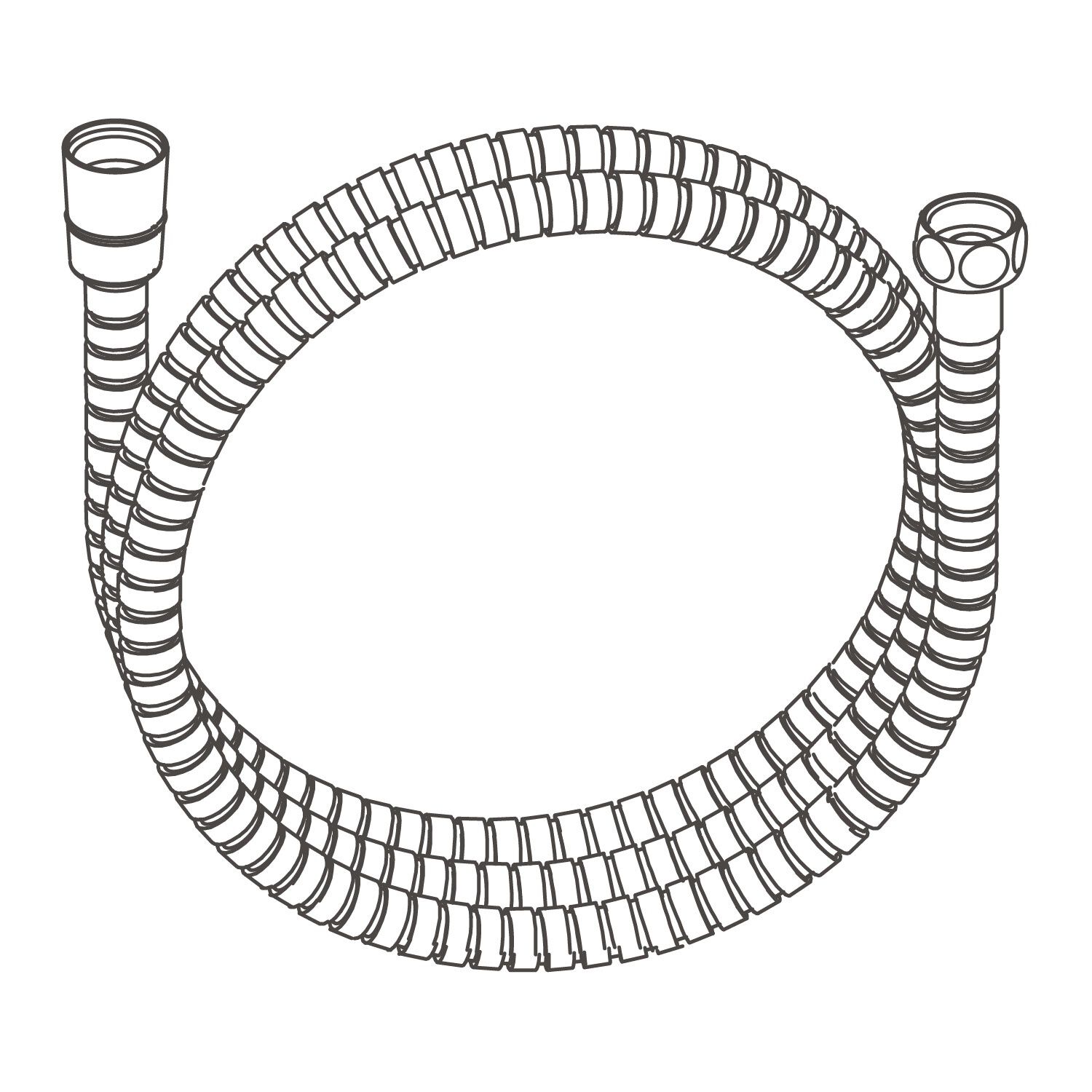 Manguera Marbella De Mano Para Regadera Marbella Y Bering Cromo Pulido,,hi-res image number null