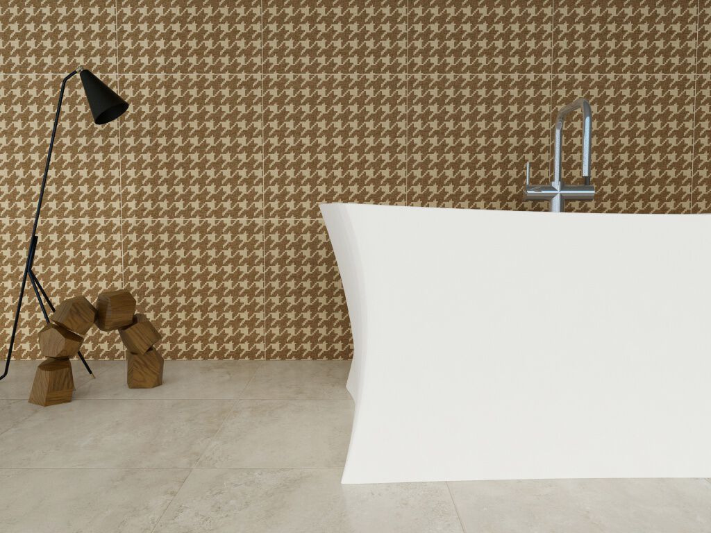 Baño Marble Collection Beige con Blanco,,hi-res