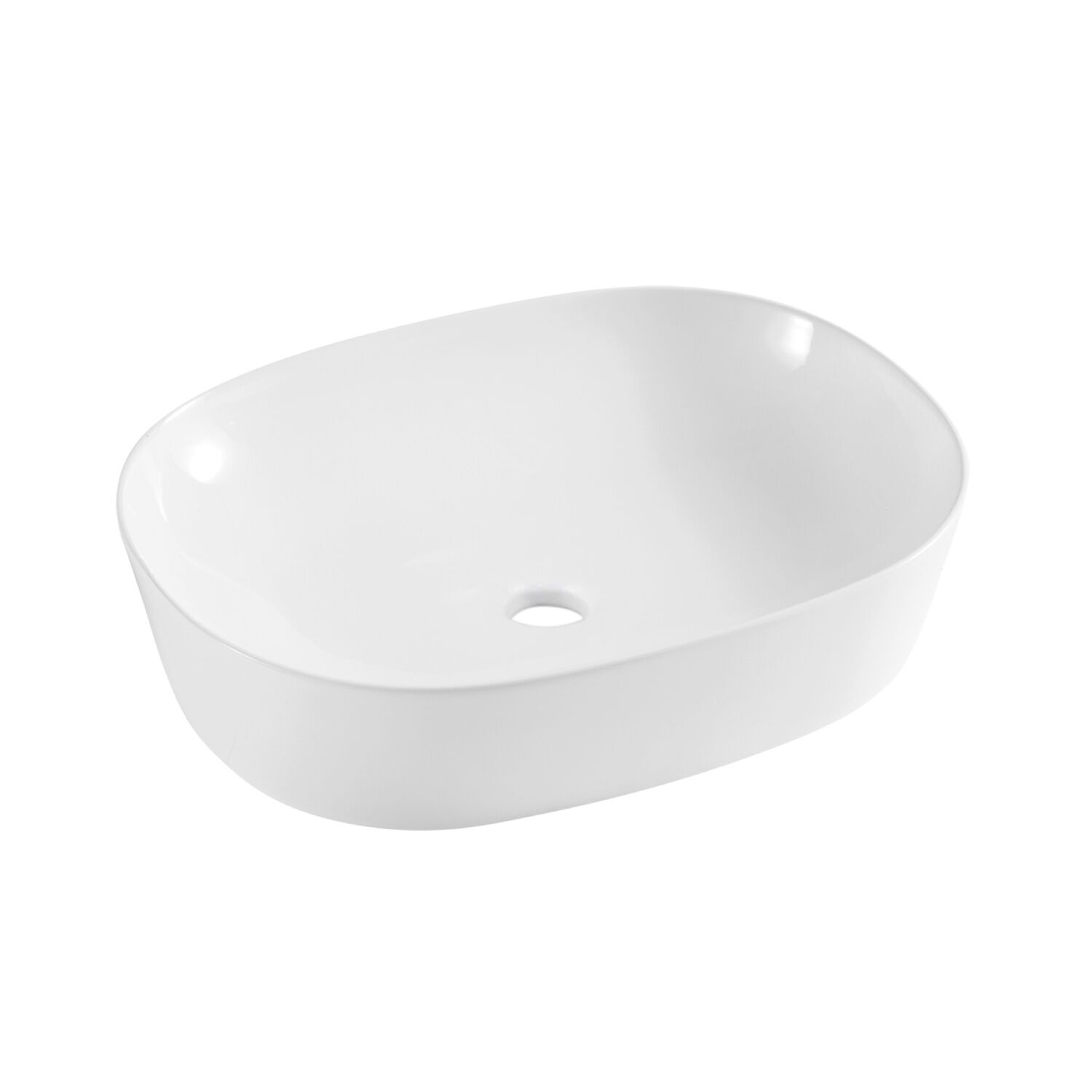 Lavabo Bolonia De Sobrecubierta Ovalado Blanco,,hi-res image number null