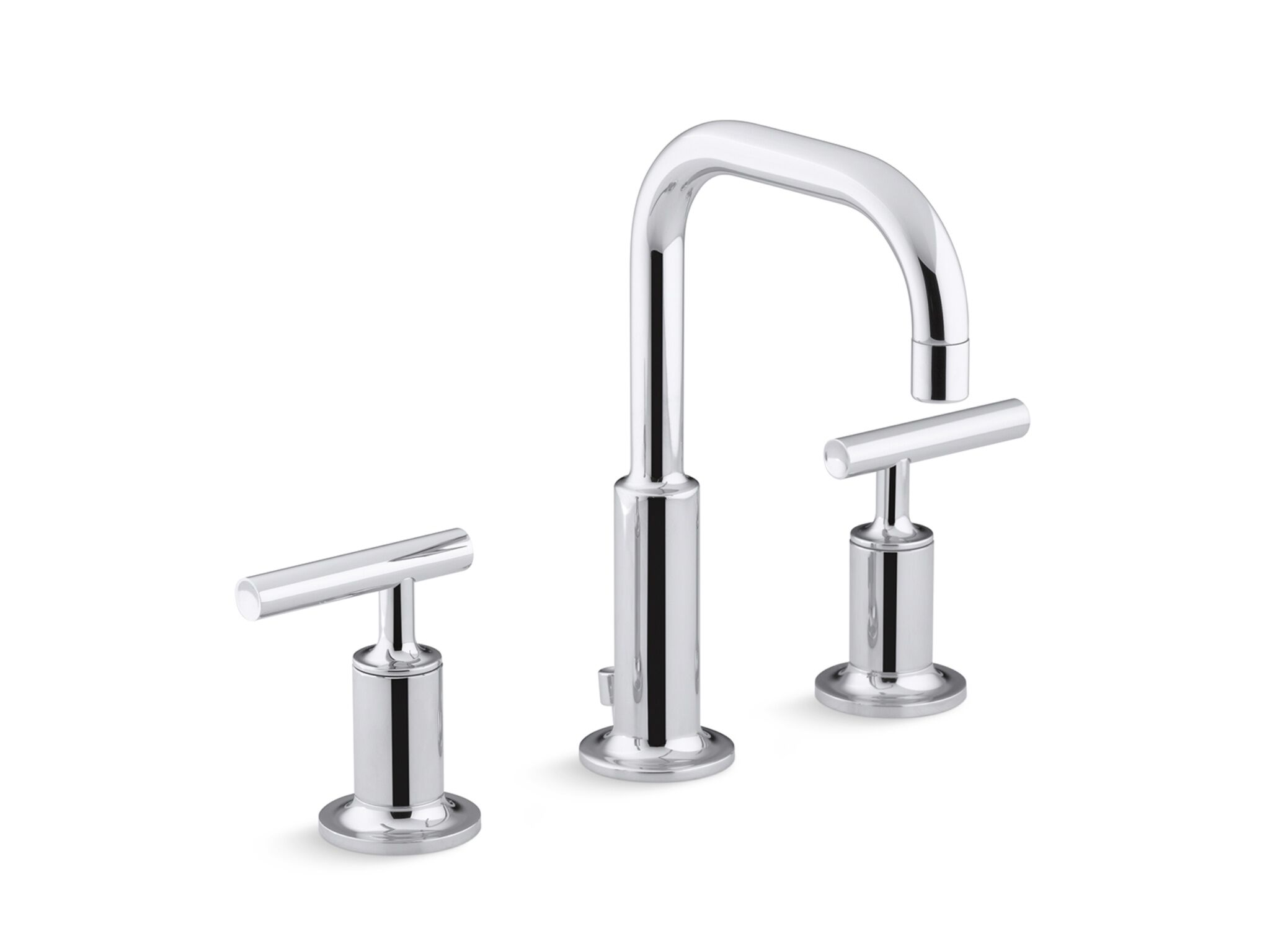 Llave duomando baja para lavabo línea Purist en cromo pulido,,hi-res image number null