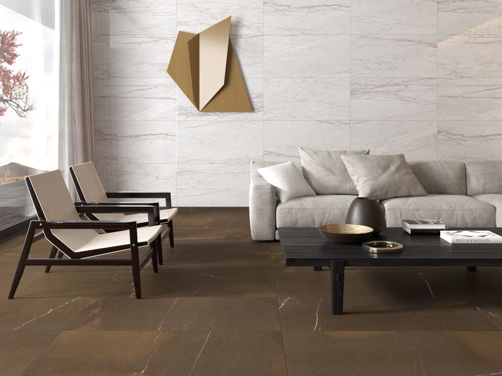 Sala Infinity Collection Rectificado Blanco con Café,,hi-res