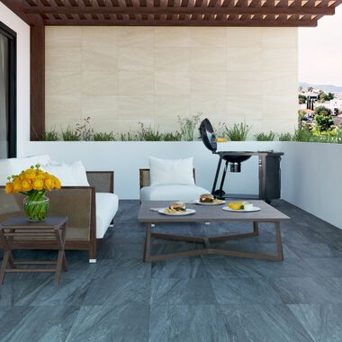 Exterior Vals Stone Beige con Gris