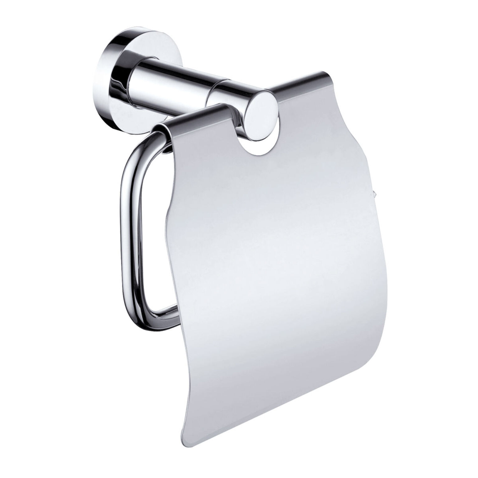 Porta papel horizontal para baño línea Ribbon® en cromo pulido,,hi-res