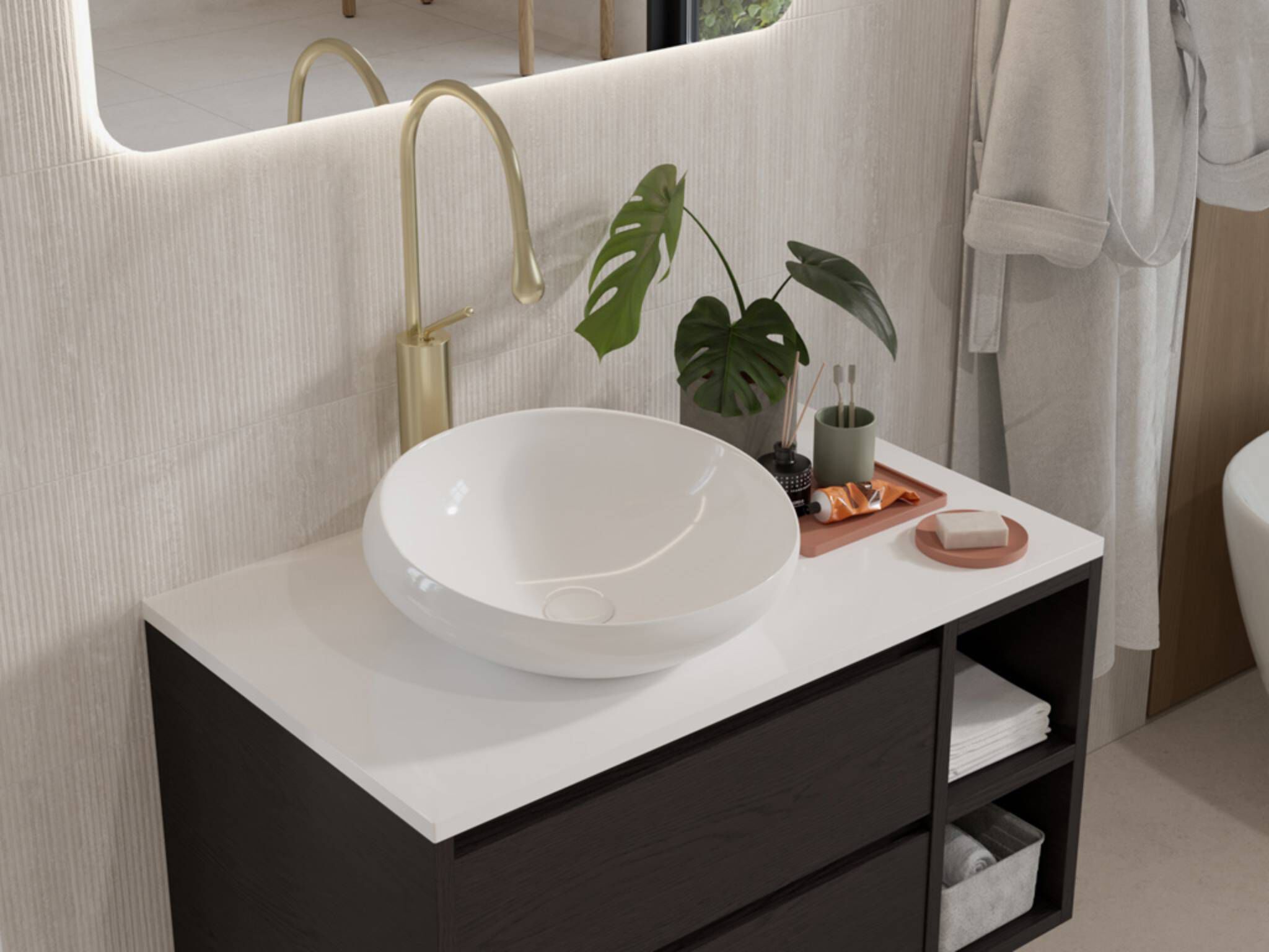 Lavabo De Sobrecubierta L&iacute;nea Ferrara&reg;,,hi-res image number null