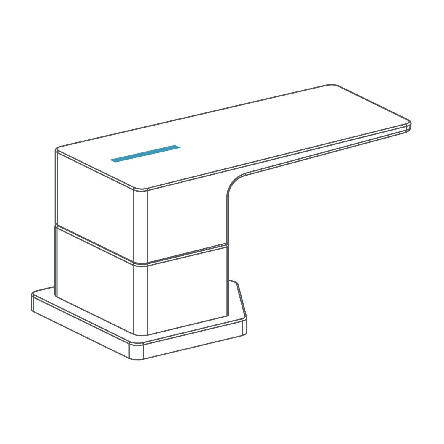 Maneral Dessau Fria Para Llave Duomando Negro Mate,,hi-res image number null