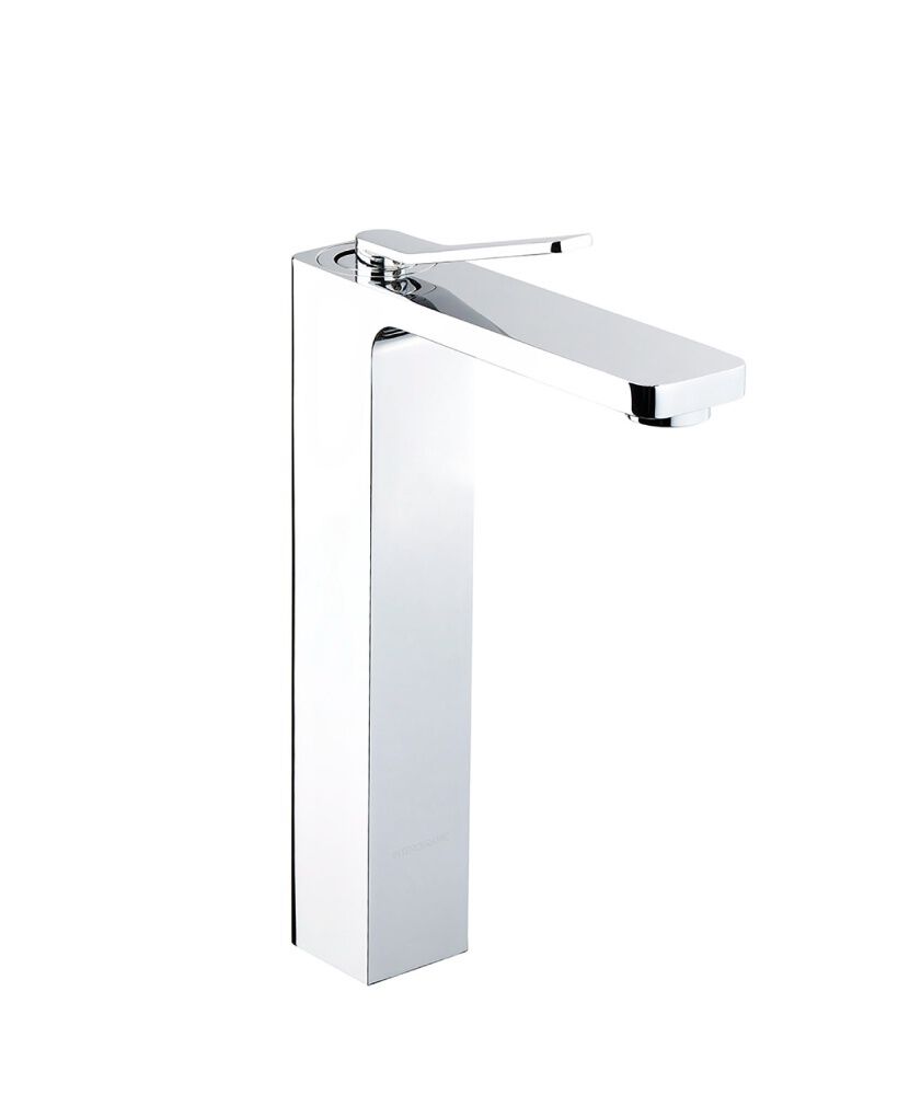 Llave monomando alta para lavabo línea Siena en cromo blanco,,hi-res image number null
