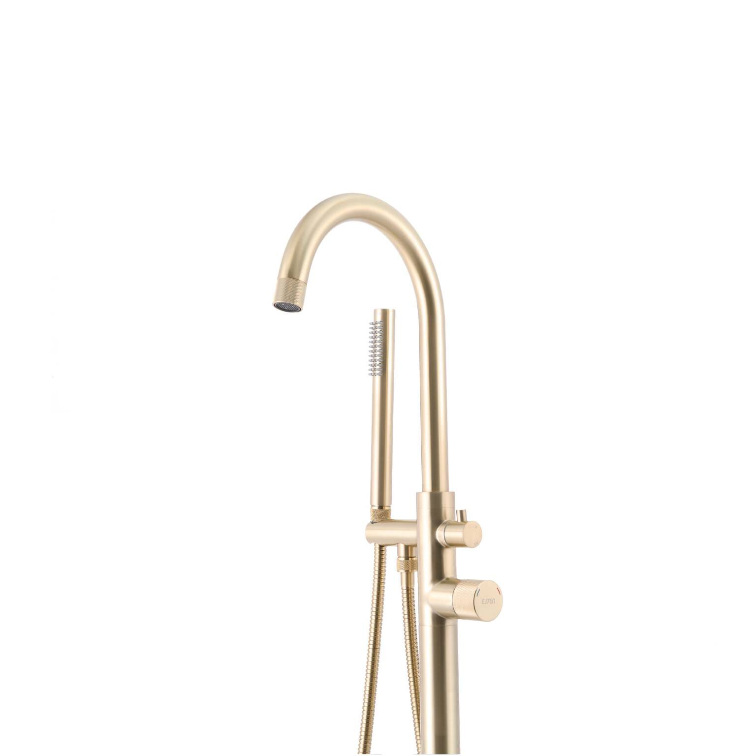 Llave para tina línea Weismar freestanding en dorado satinado,,hi-res image number null